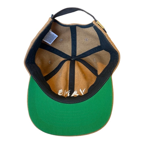 Vans Clark Vintage Strapback Hat Wool Blend 6-Panel Cap in Tan O/S - Picture 4 of 5